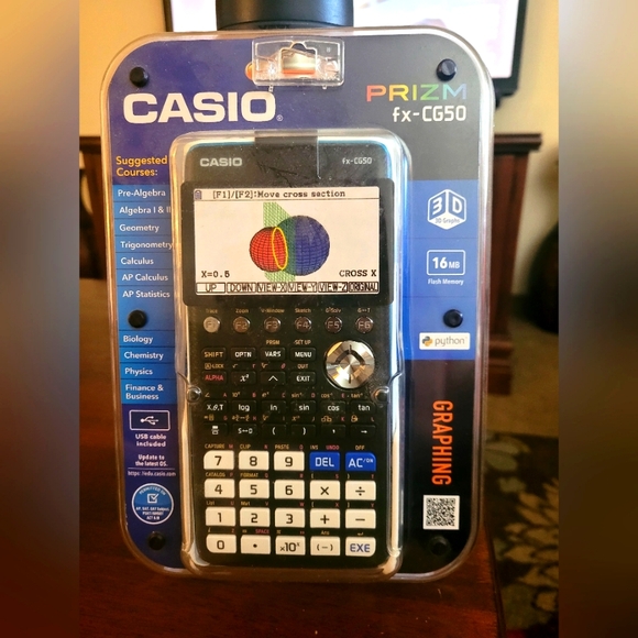 CASIO PRIZM FX-CG50 Color Graphing Calculator - Picture 1 of 2